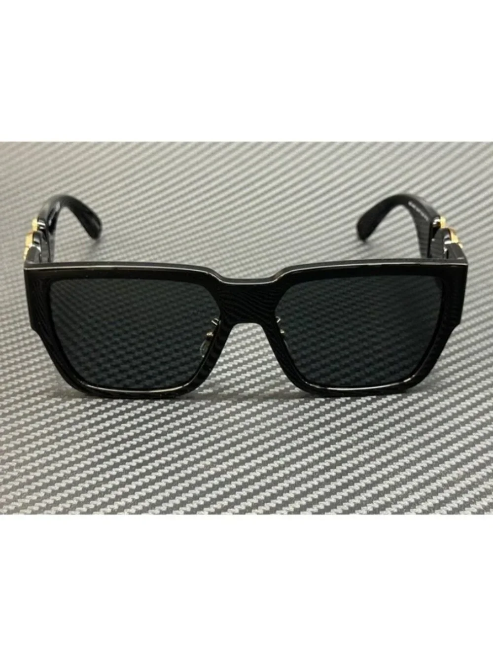 New Versace Men Black Sunglasses 57-16-140